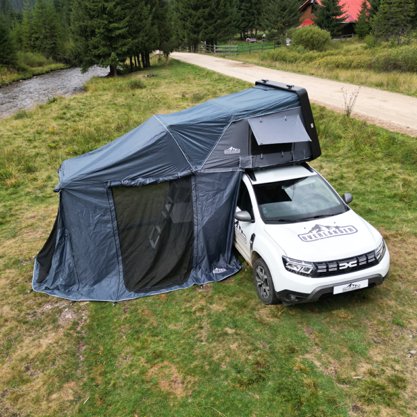 Anexa cort auto Overlander Discover MAX 1.6m x 2.1m cu Sky Roof - imagine 2