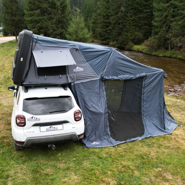 Anexa cort auto Overlander Discover MAX 1.6m x 2.1m cu Sky Roof - imagine 4