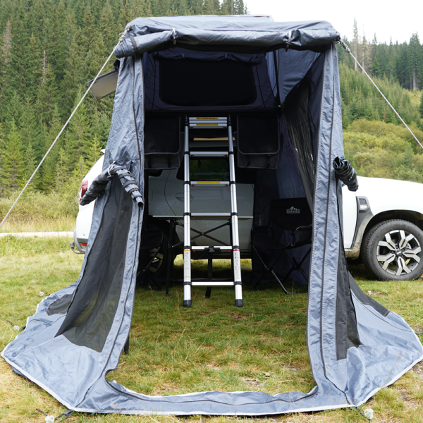 Anexa cort auto Overlander Discover MAX 1.6m x 2.1m cu Sky Roof - imagine 6